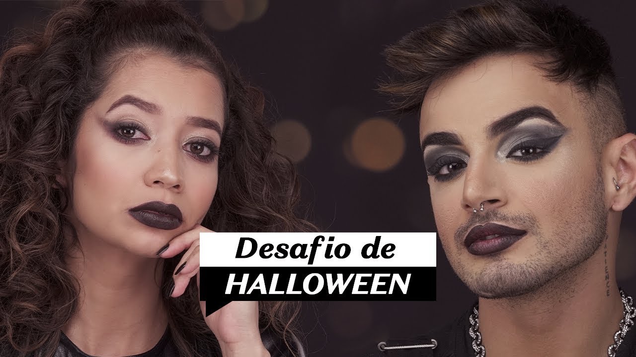 Desafio Maquiagem de Halloween com o novo batom preto de Intense! | O Boticário