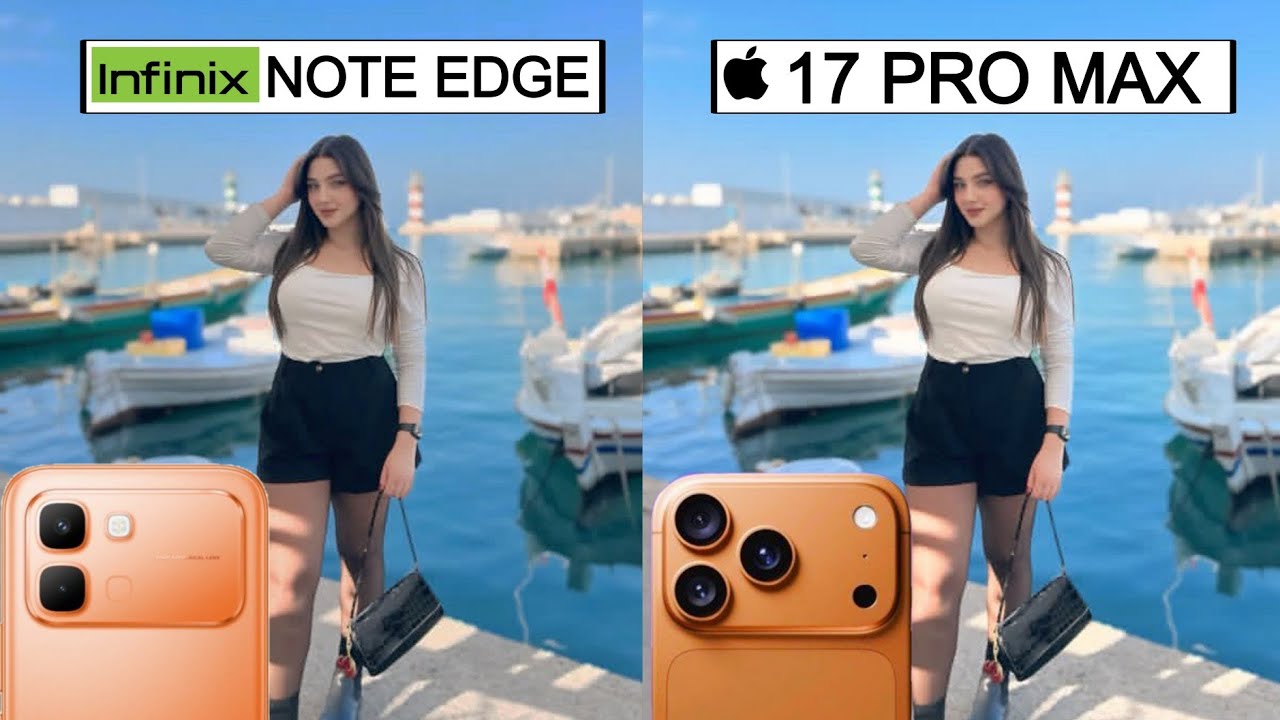 Infinix Note Edge 5G VS iphone 17 Pro Max Camera test Comparison 