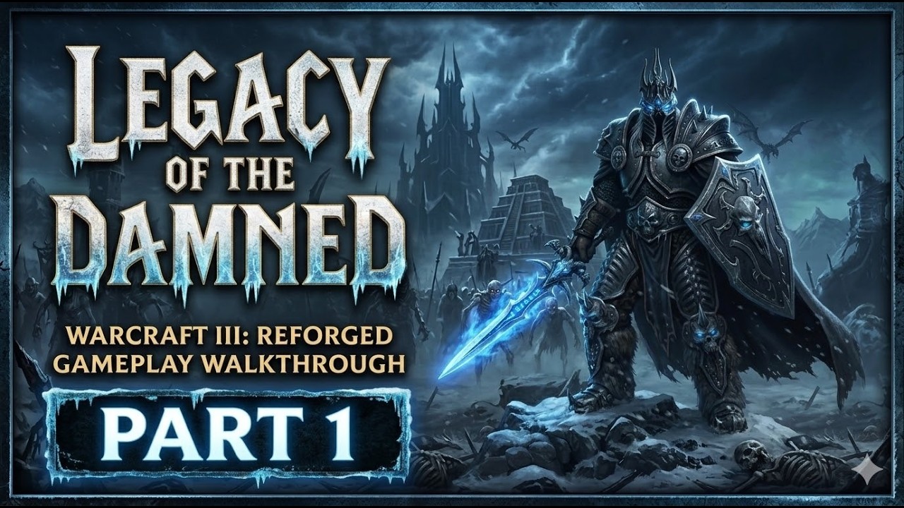 Warcraft 3 Reforged Gameplay Walkthrough - Scourge - Legacy of the Damned - Part 1 1440p 60fps