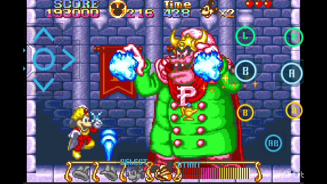 Disney's Magical Quest (GBA) Mickey Mouse VS Pedro