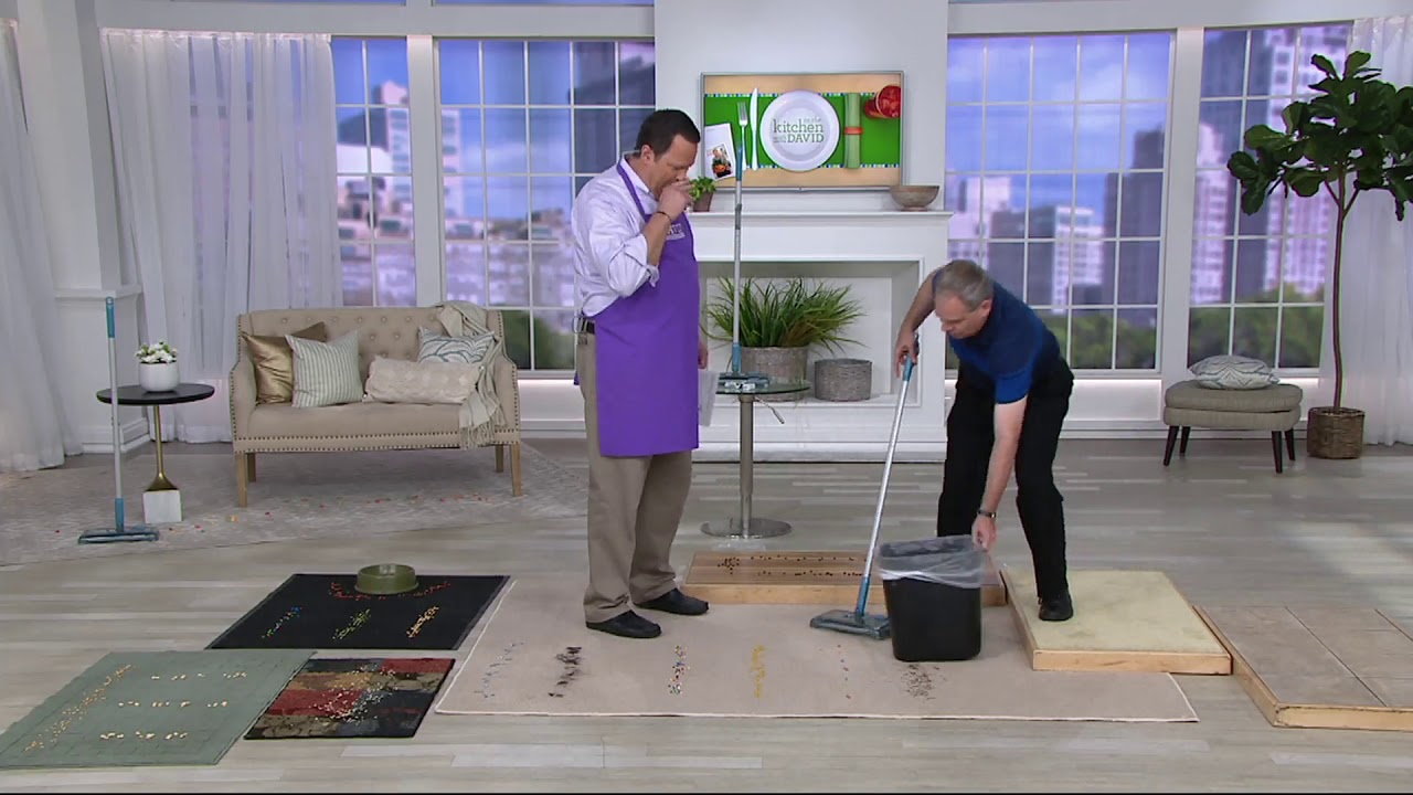 Black & Decker Cordless Rechargeable Multi-Surface Floor Sweeper on QVC