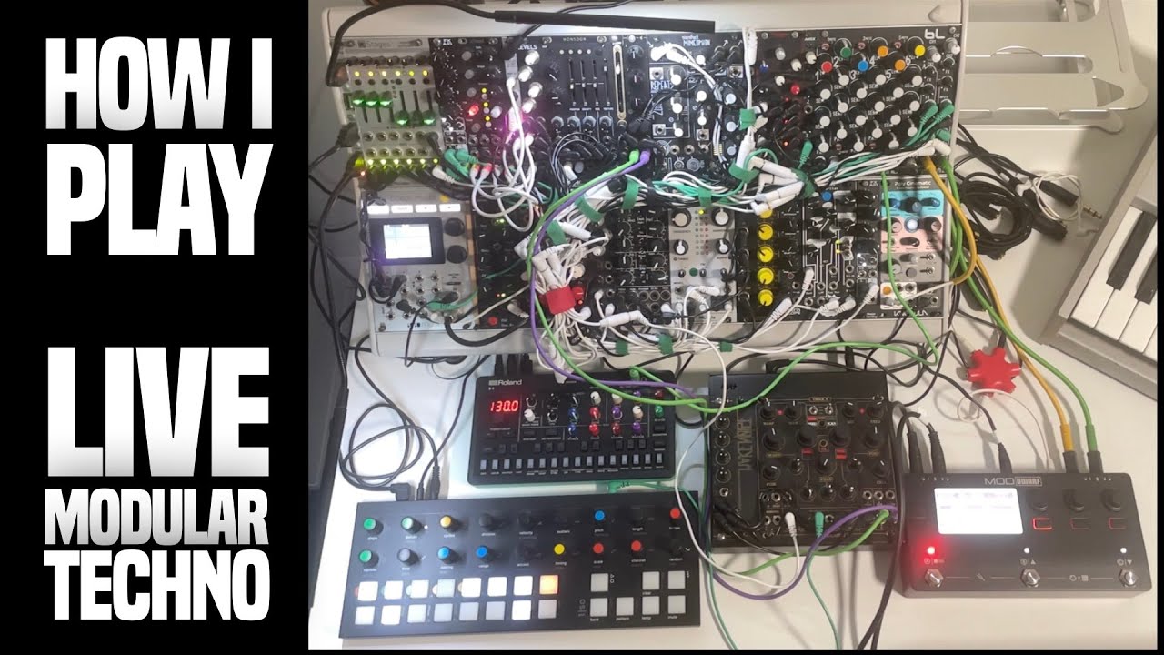 How I Play Live Techno - Improvised Eurorack Modular Setup & Approach
