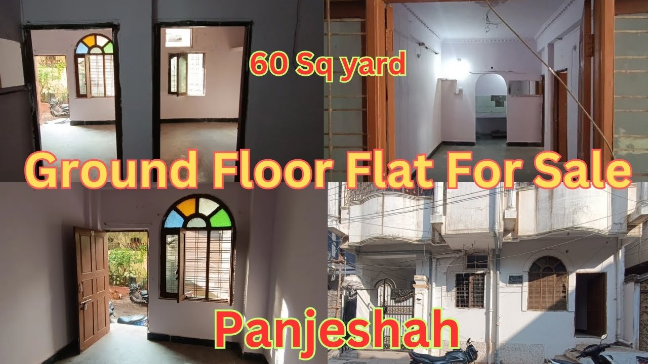 Ground floor Flat for Sale, 60 Sq yards. Panjeshah Gulzar houze Road, Hyderabad TS.