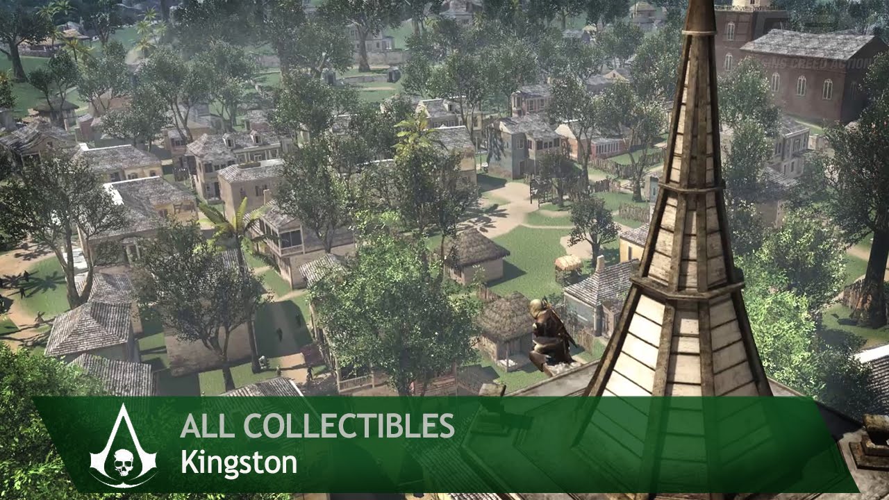 Assassin's Creed 4: Black Flag - Kingston [Major Locations] (All collectibles)