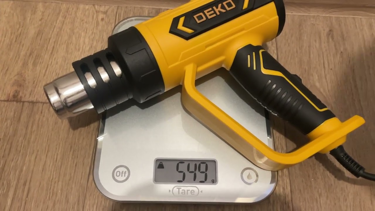 Тест строительного фена DEKO HG2300W