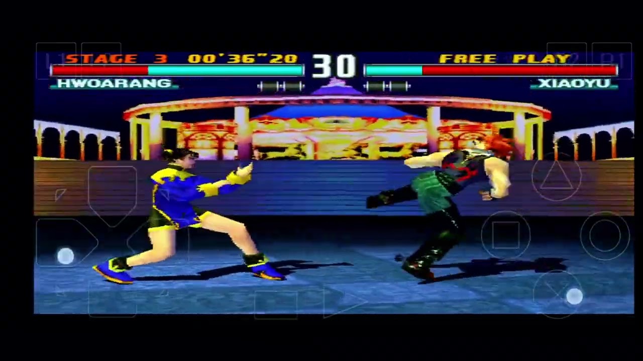 Tekken 3 on mobile and wait for end