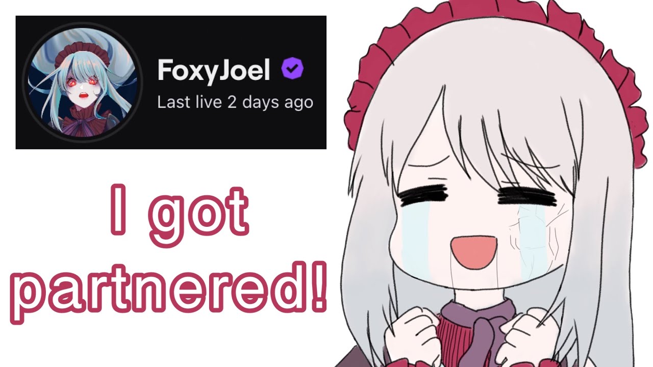 FoxyJoel tears up when he gets partnered to purple site [Vtuber clip] (TW// cursing)