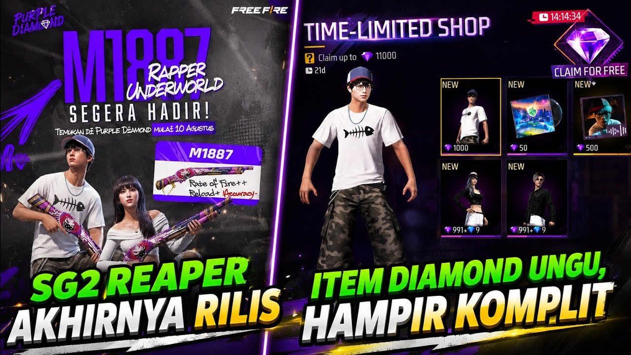 SG2 REAPER AKHIRNYA RILIS! 😱 ITEM DIAMOND UNGU HAMPIR KOMPLIT! WORTH IT?