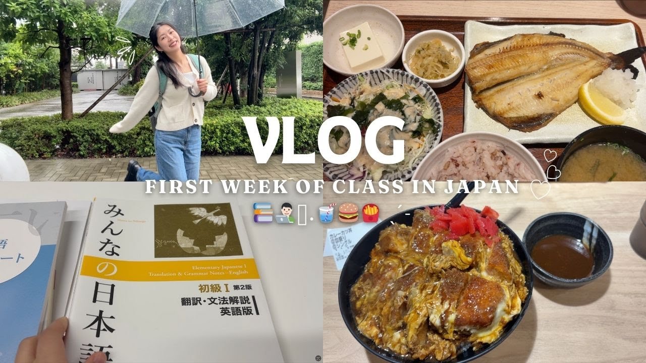 Day in My Life: First week of Japanese Language School in Tokyo ♡
