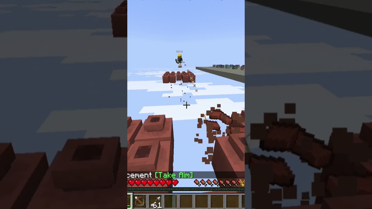Minecraft Pot PVP 2 #minecraft #shorts #minecraftminigames