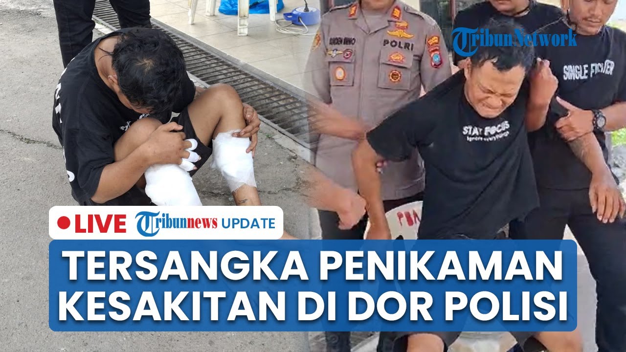 🔴 LIVE: Pelaku Penikaman di Batam Meringis Kesakitan Usai Dua Betis Kena Timah Panas saat Melawan