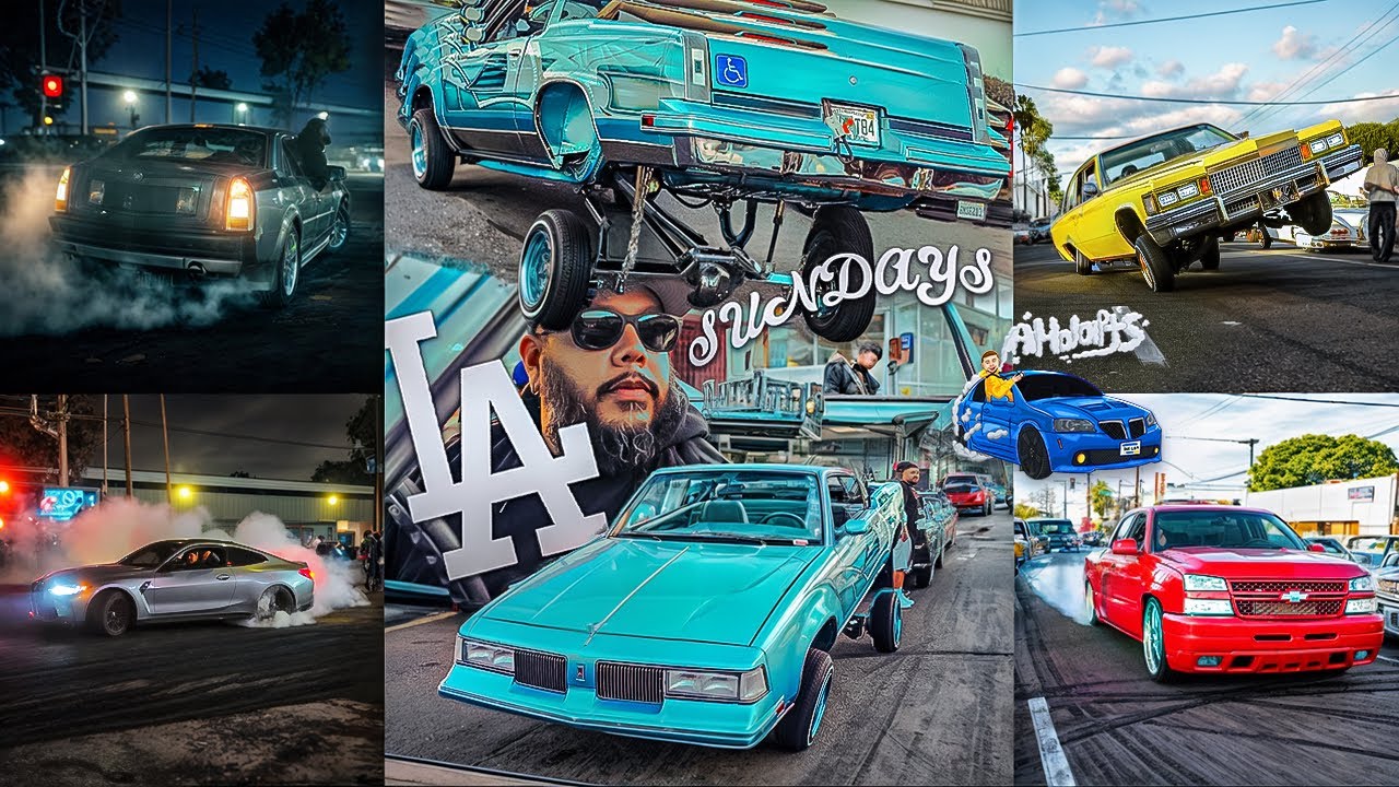 LOS ANGLES LOWRIDER/SIDESHOW CAR MEET|SUNDAY FUNDAY *MUST WATCH*