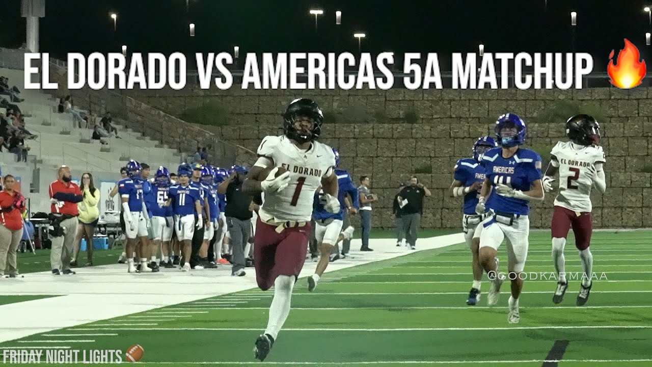 El Dorado vs Americas | FULL 5A VARSITY GAME 🏈 | 10/3/25 #elpaso #txhs