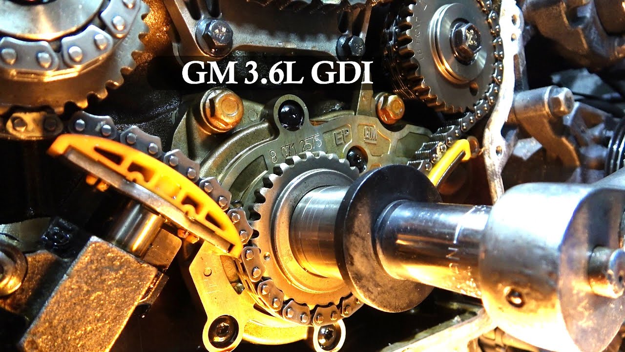 Замена цепи ГРМ. Разборка GM 3.6L GDI 08 CTS (часть 1)