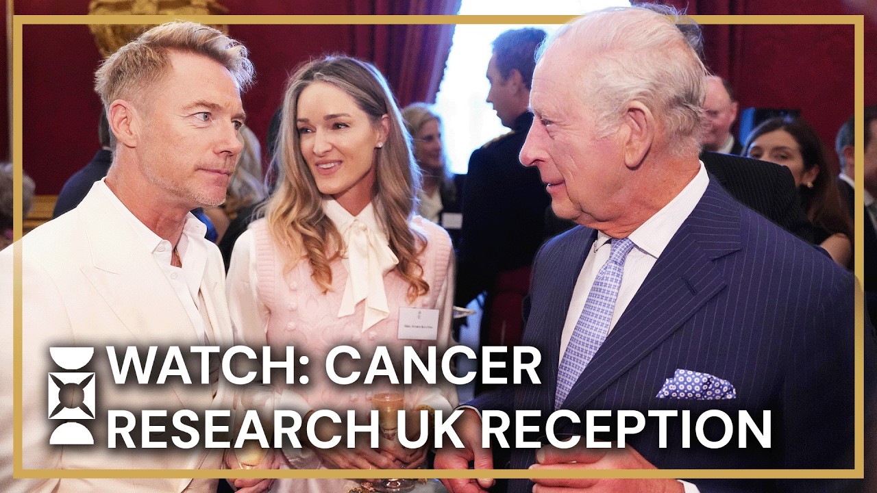 WATCH: King Charles Meets Davina McCall at Cancer Research Reception