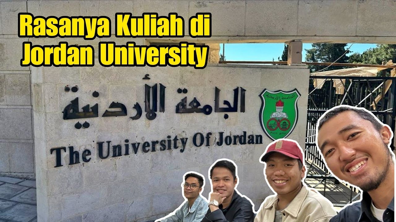 Tour University of Jordan 2023 - keliling kampus di Amman Jordan