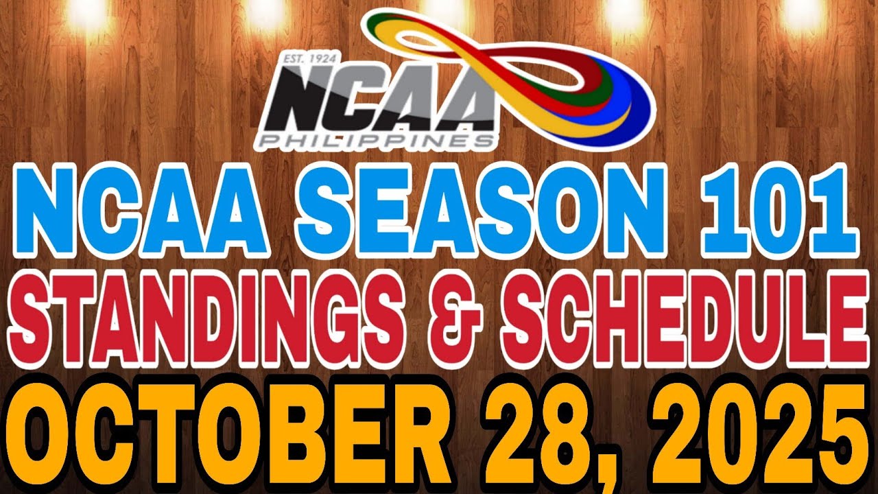 🔴 NCAA STANDINGS & SCHEDULE | OCTOBER 26 - 28, 2025 | NCAA MEN'S BASKETBALL SEASON 101