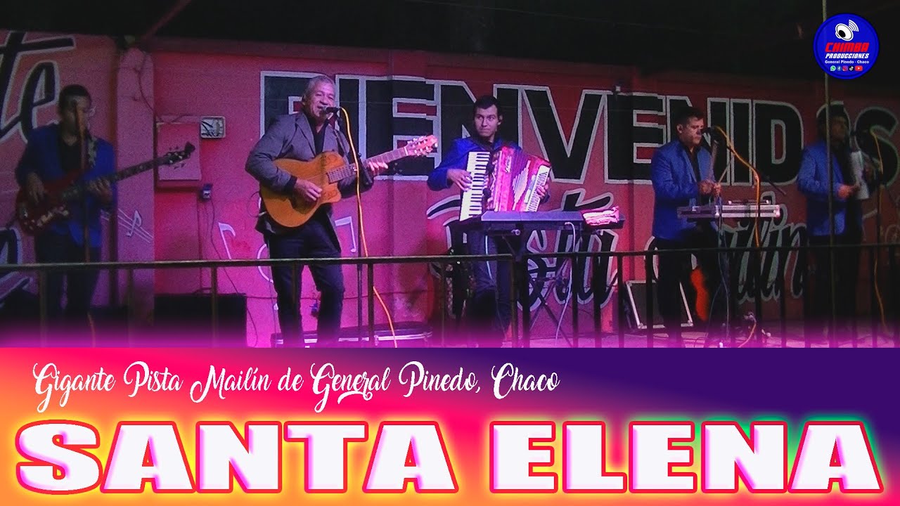Santa Elena en General Pinedo, Pista Mailin   04 11 23