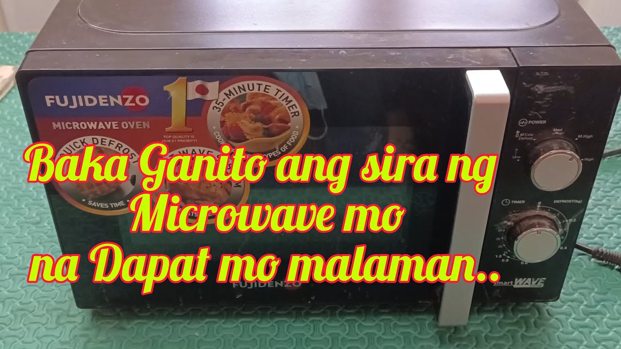 Paano ayusin ang Fujidenzo Microwave Oven na walang init / Difficulty in Electronics