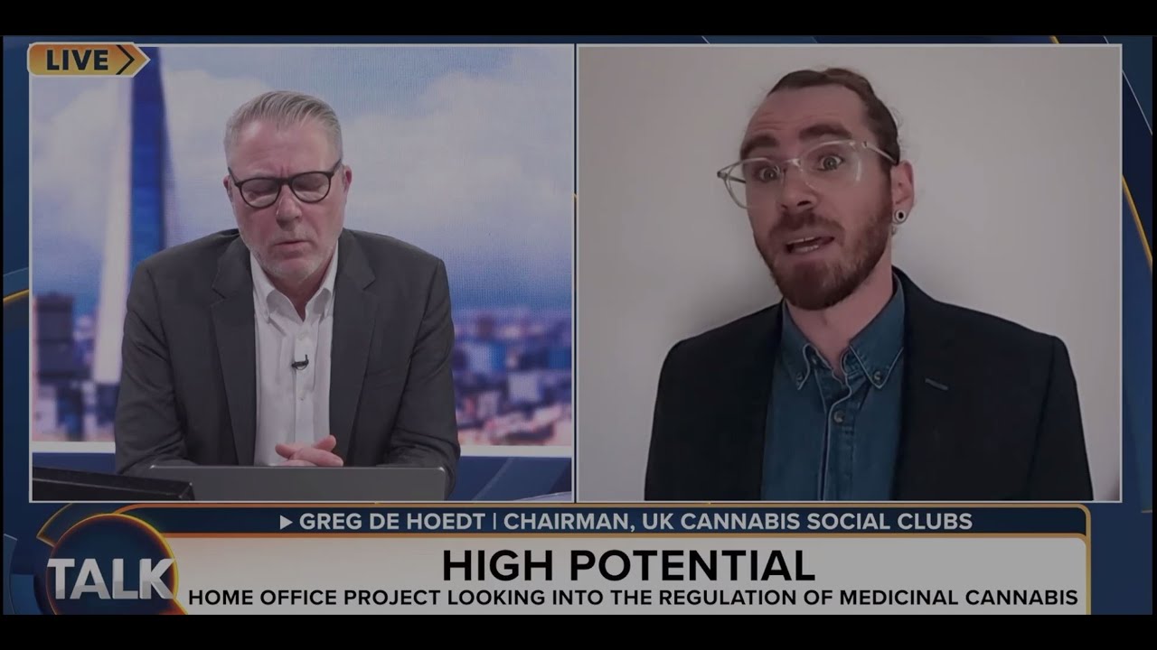 TalkTV: Is UK Medical Cannabis Dangerous? Ian Collins & Greg de Hoedt of UK Cannabis Social Clubs