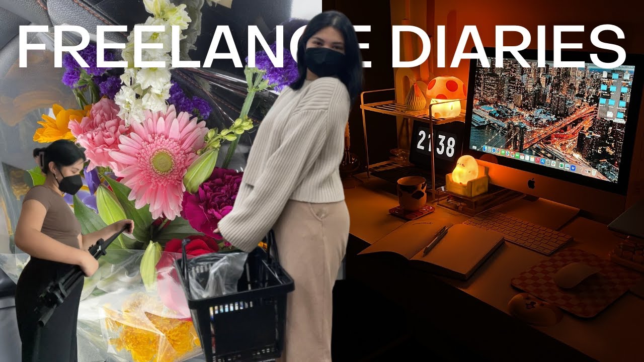 FREELANCE DIARIES | chill week in my life vlog