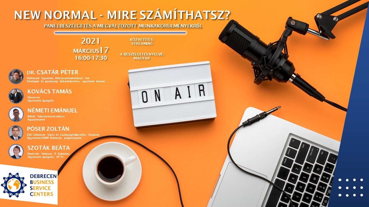 New Normal - mire számíthatsz? -  panelbeszélgetés a megváltozott munkakörülményekről