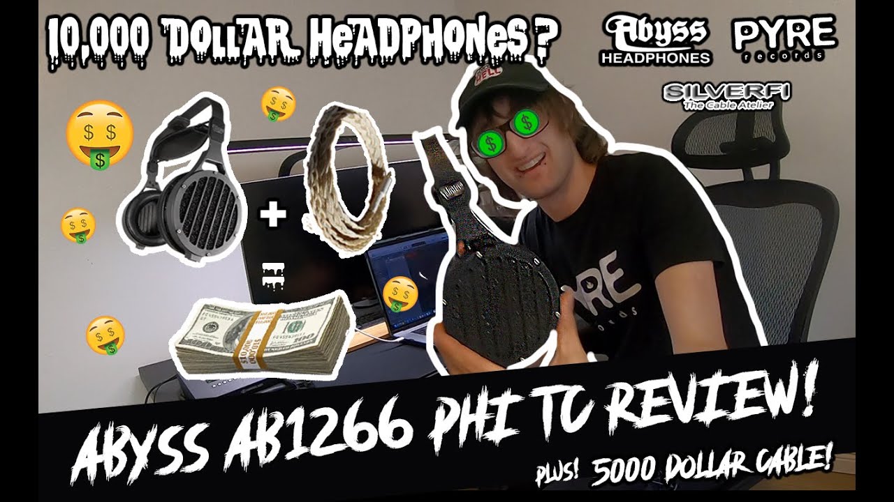 10,000 DOLLAR HEADPHONES!? Abyss AB-1266 + Silverfi Signature Silver Cable!!!!!
