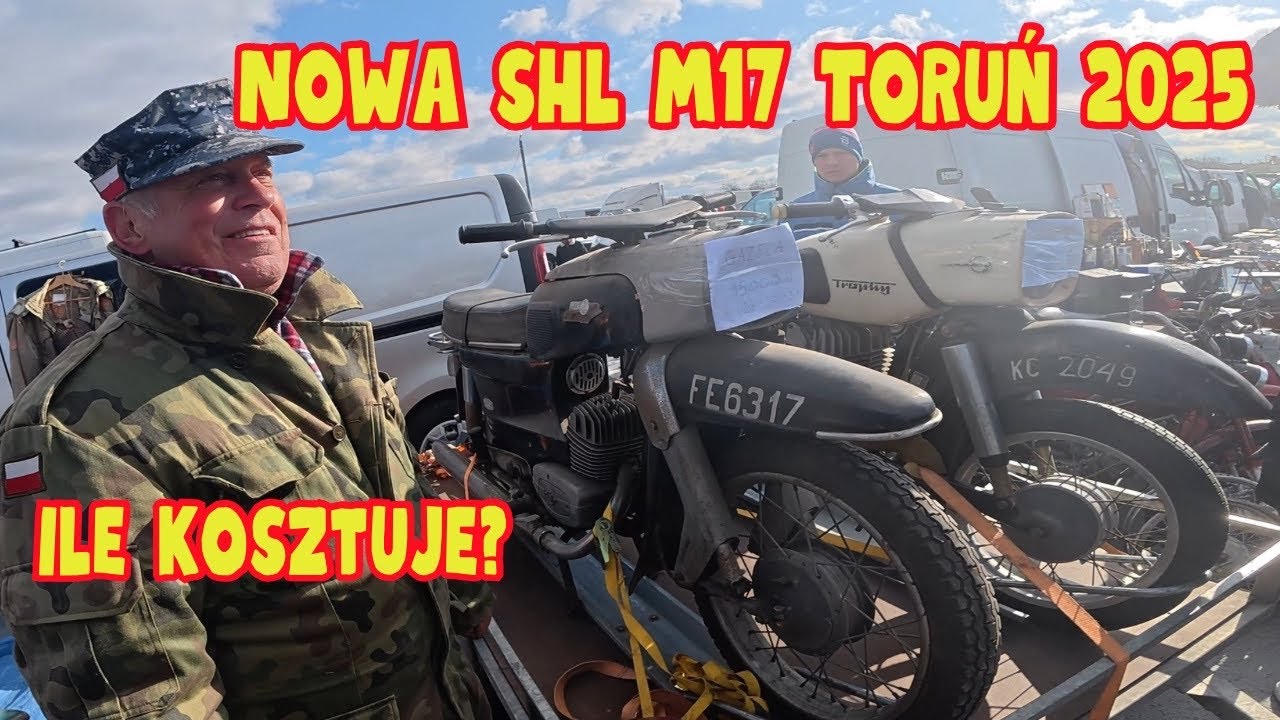 Motocykl z PRL SHL M17 Gazela - Motobazar Toruń 2025