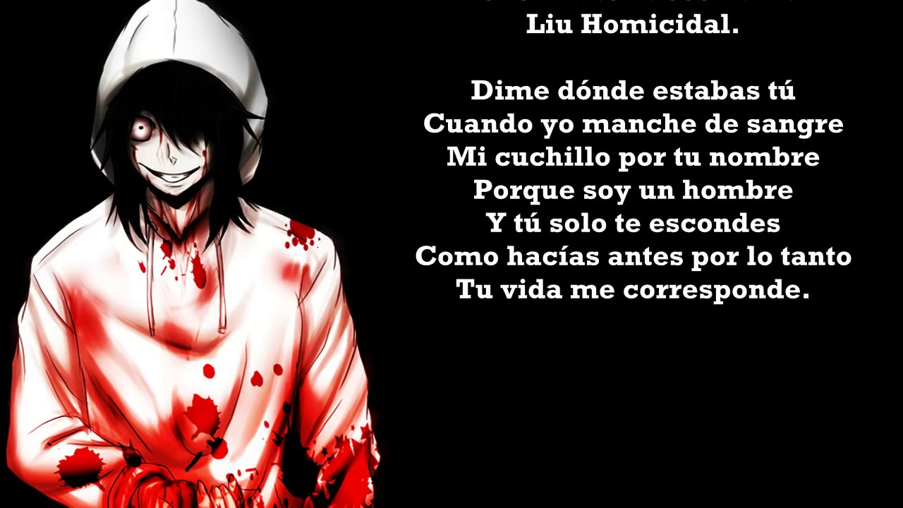 Jeff The Killer vs Homicidal Liu   Evil Rap Battles   Kronno y Cyclo   Letra y Descarga