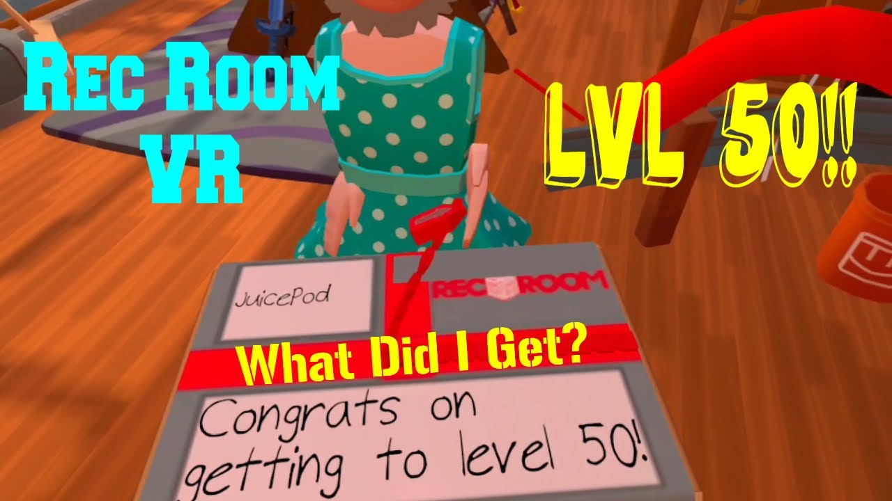 Rec Room VR - Level 50 - 5 Star Box!