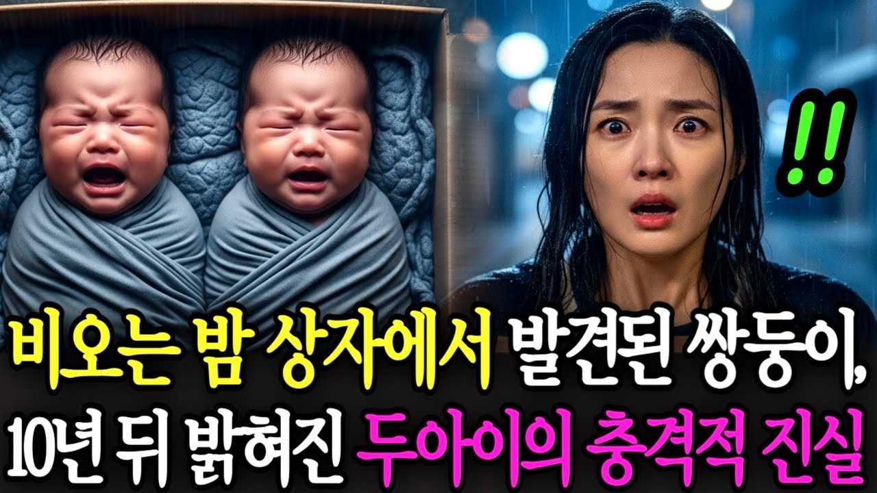 비오는 날 상자에서 발견된 쌍둥이, 10년 뒤에 그녀가 마주한 뜻밖의 진실은..? | 노후사연 | 감동사연 | 오디오북 | 사연라디오 |