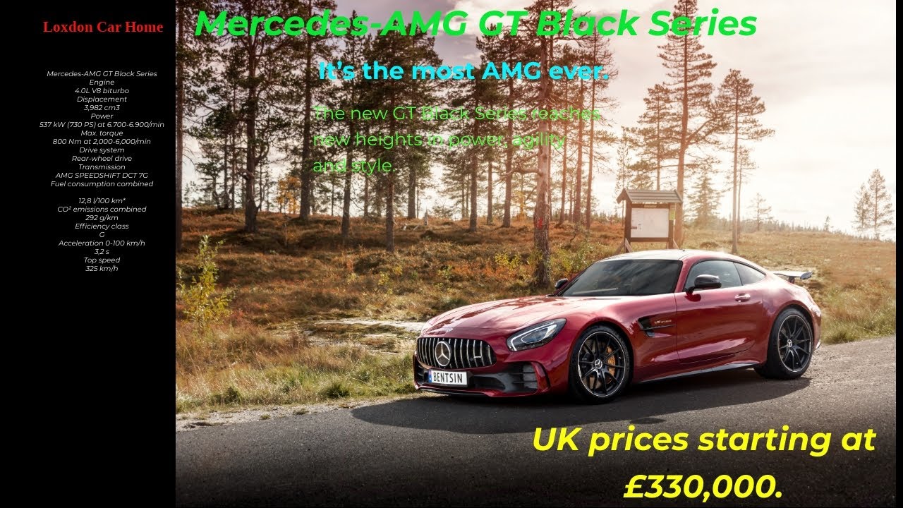 2021 Mercedes AMG-GT Black Series debuts with a 720bhp V8