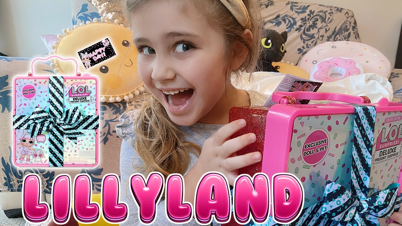 LillyLand LOL Surprise Deluxe Present Surprise Limited Edition Exclusive Doll & Pet Unboxing