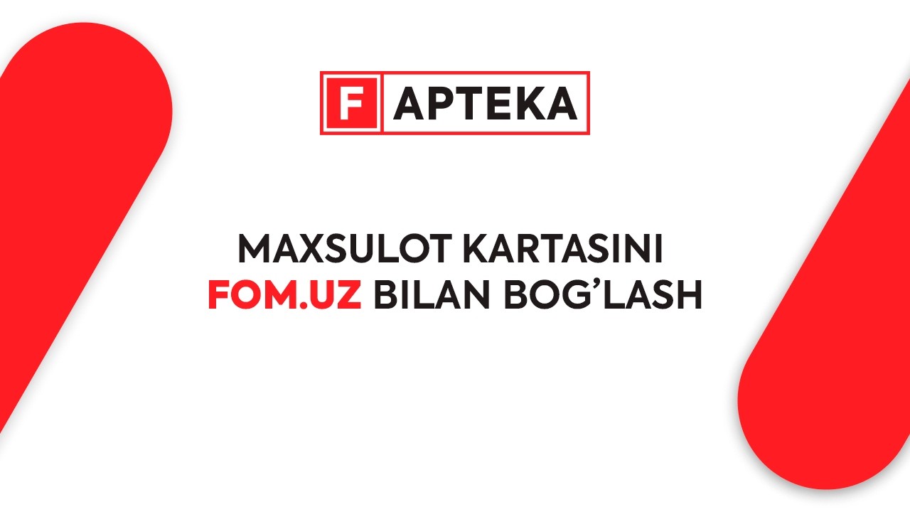 MAXSULOT KARTASINI FOM.UZ BILAN BOG’LASH
