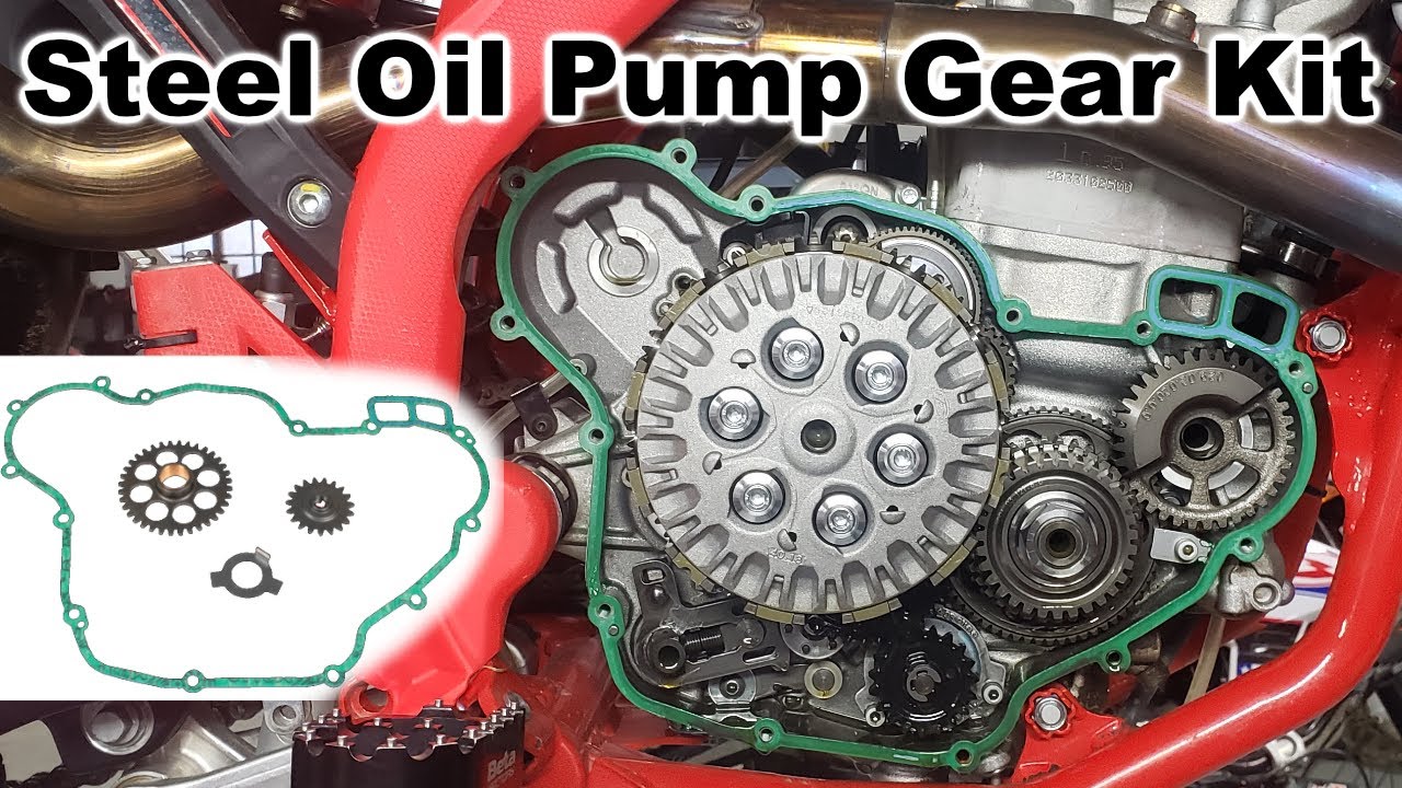 OIL PUMP GEAR UPGRADE KIT : 2020+ Beta RR/RR-S 4 Stroke Steel Oil Pump Gear Kit, Beta USA #AB-12116
