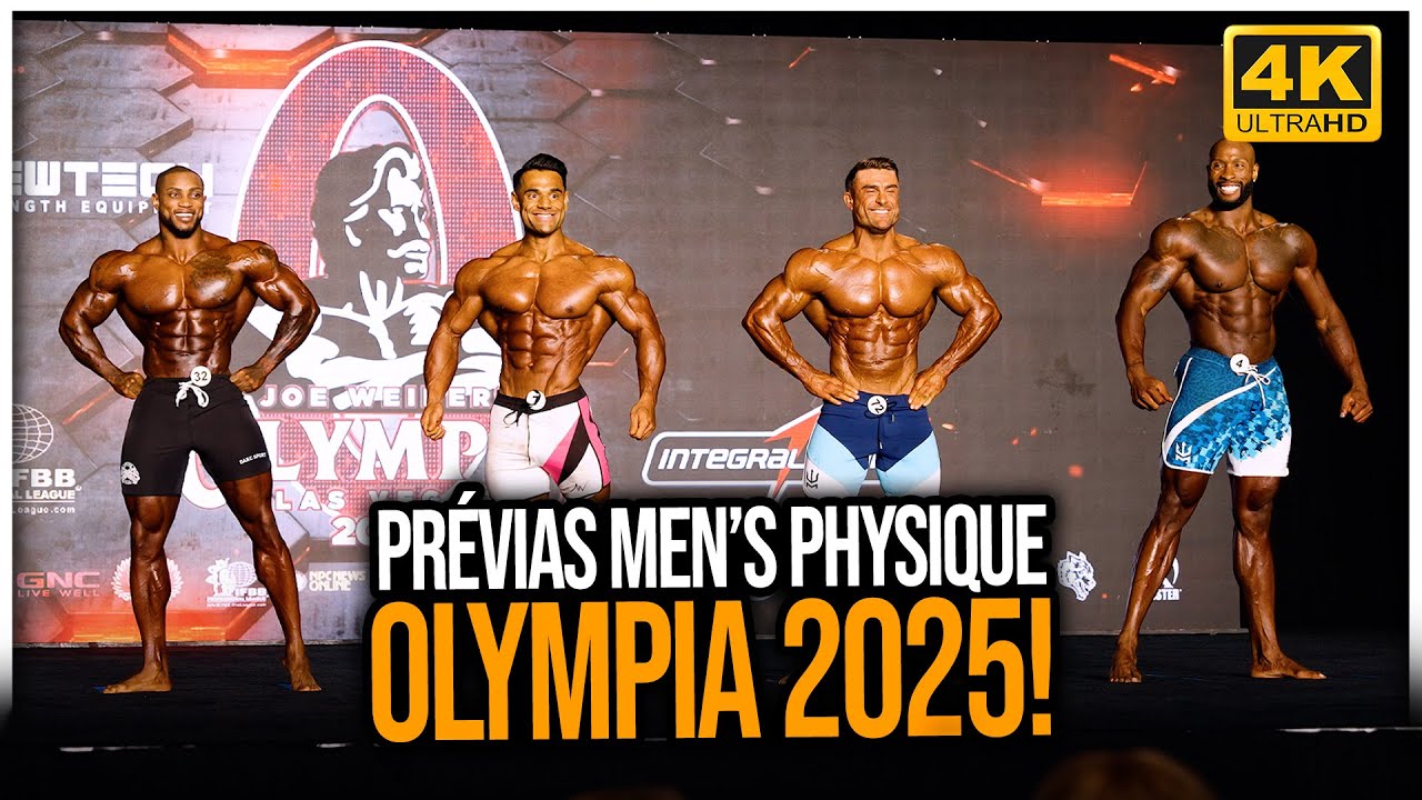 PRÉVIAS MEN'S PHYSIQUE MR.OLYMPIA 2025!! | *confrontos em 4k*