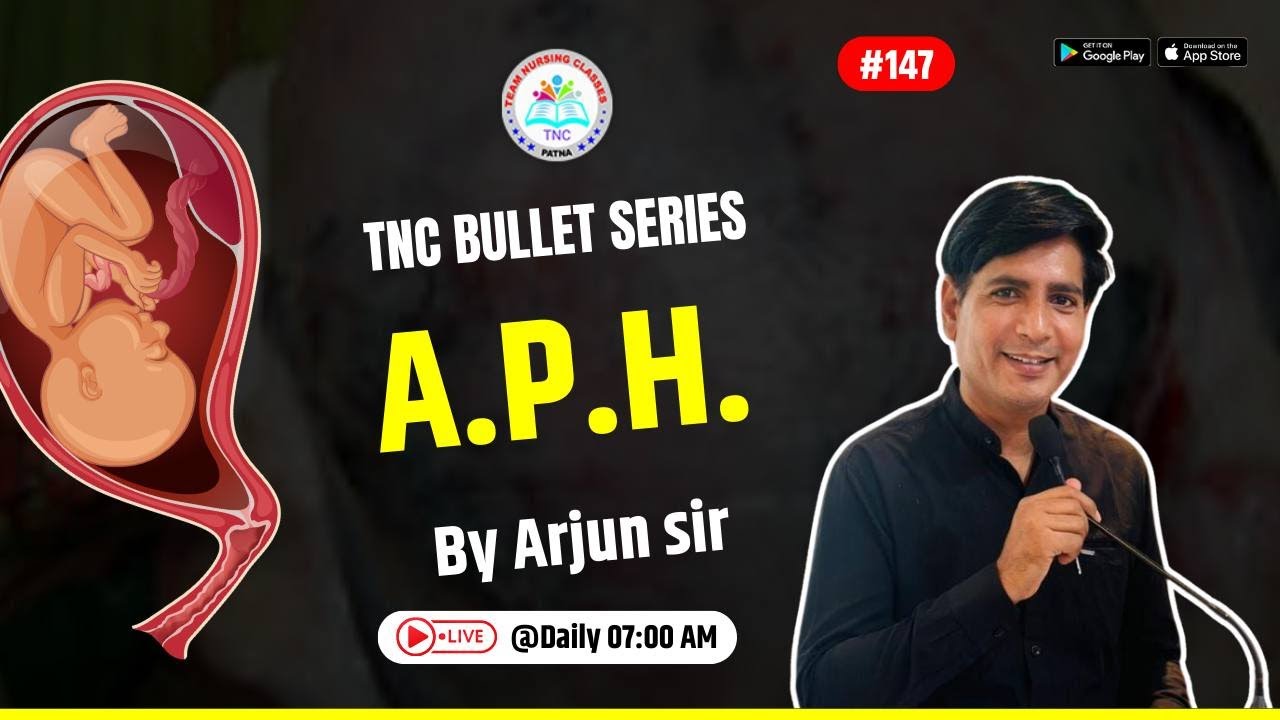 A P H || TNC Bullet Series # 147 || Most Important Topic || Daily 7.00 AM || NURSING EXAM