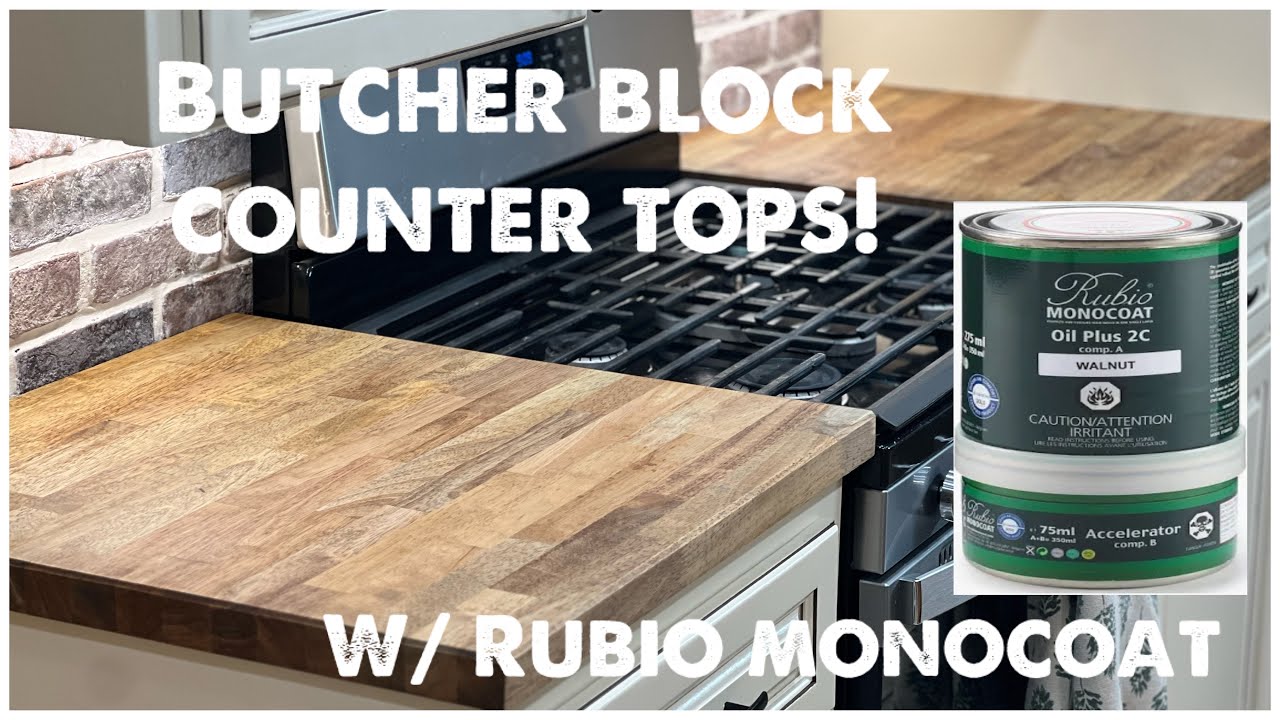 DIY Butcher Block Counter Tops w/ Rubio Monocoat Finish