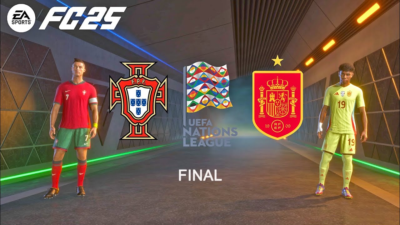 PORTOGALLO vs SPAGNA - Finale UEFA Nations League 2025 🔥 Ronaldo vs Yamal | FC 25 Simulazione