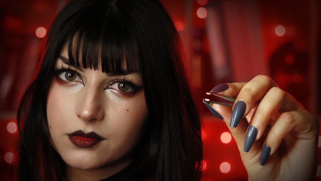 ASMR | Goth Girl Gets Something Out Of Your Eye
