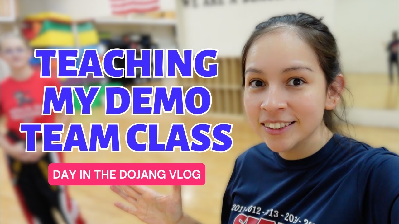 Teaching my Demo Team Class at My Studio | Day in the Life as a Martial Arts Instructor Vlog