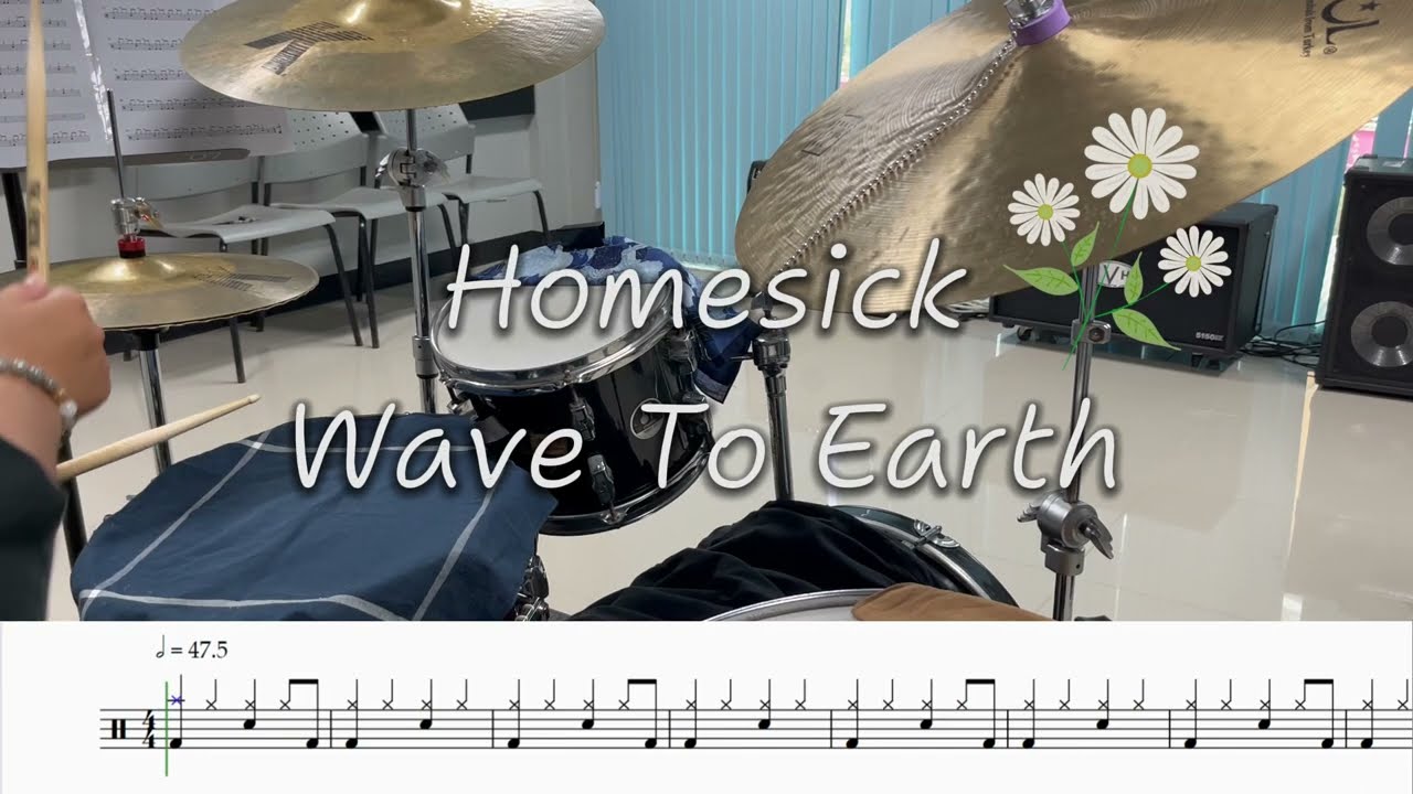 Homesick - Wave to Earth (Drum Cover/Transcription)