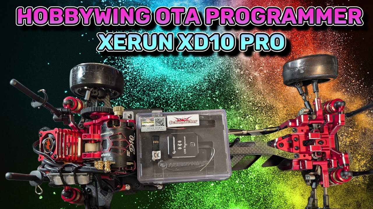 HOBBYWING XERUN XD10 PRO OTA Программирование Bluetooth.