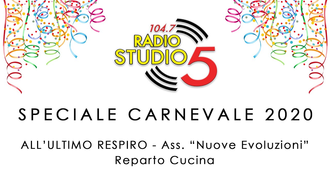 ALL'ULTIMO RESPIRO - REPARTO CUCINA - Carnevale di Sciacca 2020 [Intervista]- Radio Studio 5 Sciacca