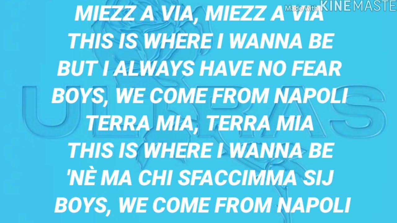 LIBERATO - WE COME FROM NAPOLI (Testo con Audio e Lyrics Video) ft. 3D e Gaika