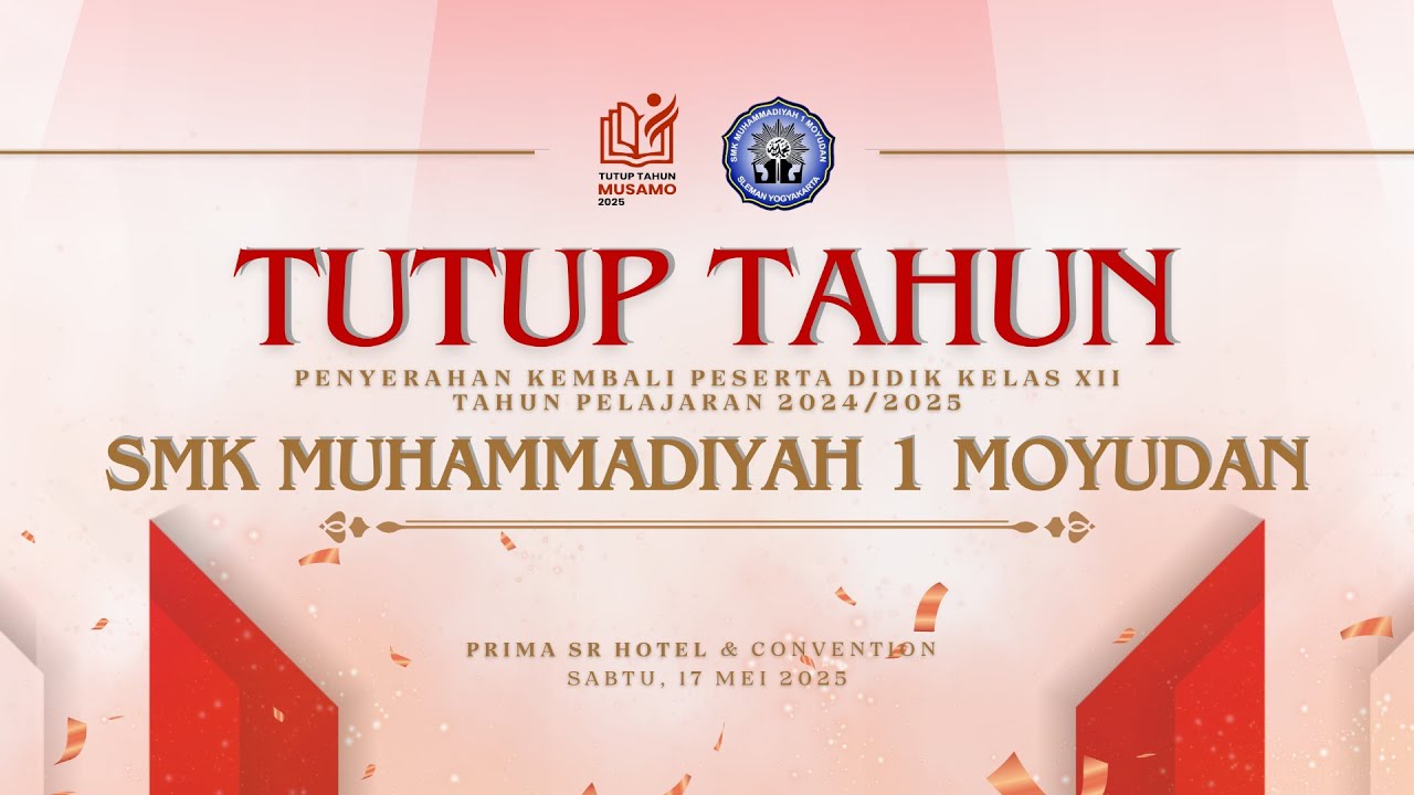 🔴 TUTUP TAHUN II SMK Muhammadiyah 1 Moyudan II Tahun Ajaran 2024 - 2025