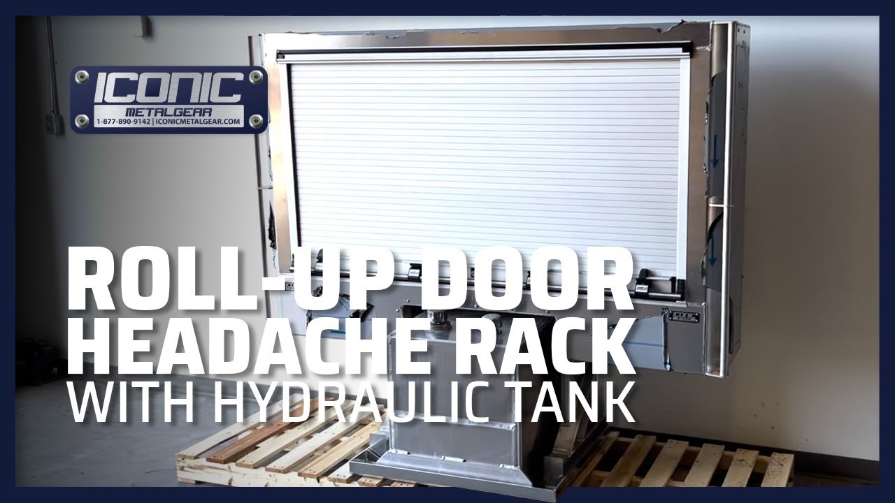 Roll-Up Door Enclosed Headache Rack: Everything You Need To Know! (Hydraulic Tank, too!)