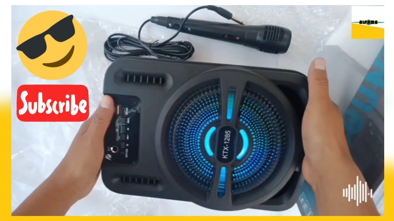 unboxing Bocina Bluetooth wireless speaker KTX-1285