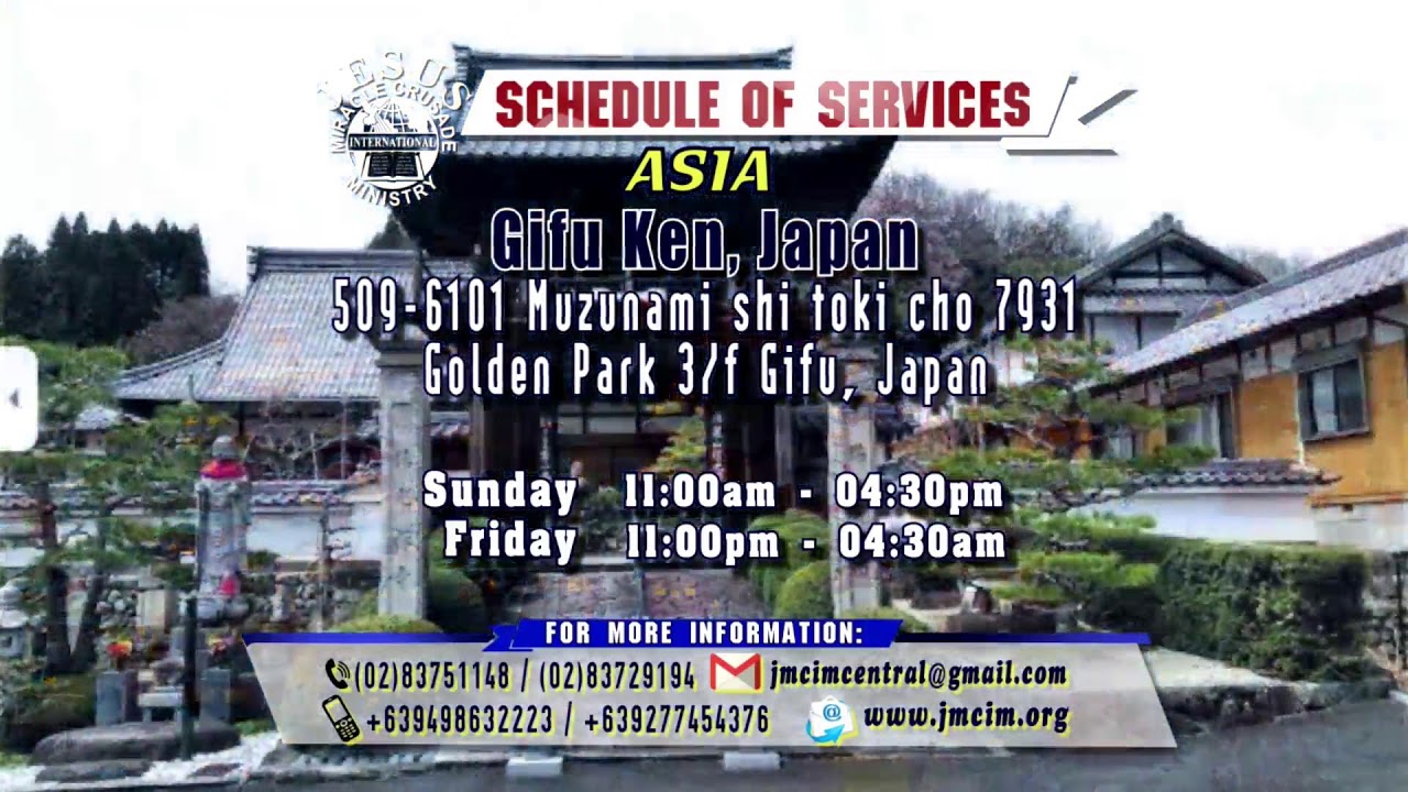 Watch!!! JMCIM Central Live Streaming of  SUNDAY GENERAL WORSHIP | MARCH 31,  2024.
