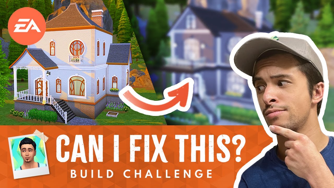 Can I Fix EA's Magical Sims 4 House using ONLY What's on the Lot?